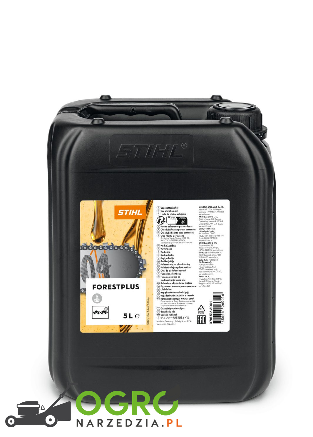 Olej do pił łańcuchowych STIHL ForestPlus 5l
