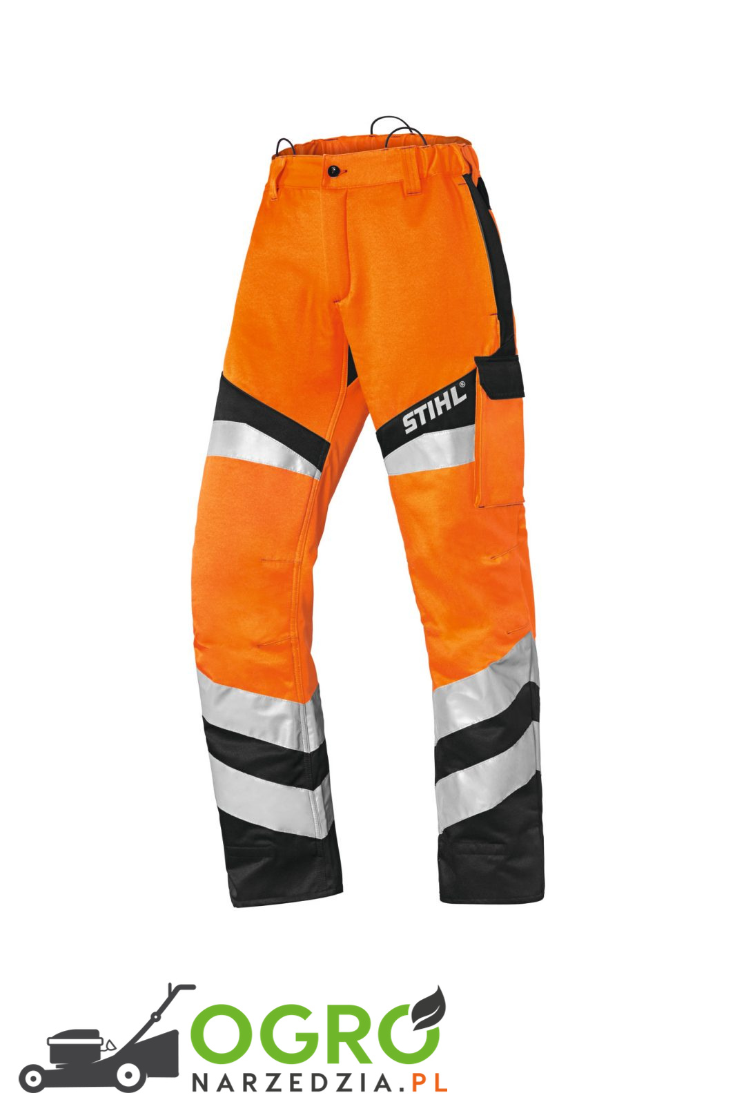 Spodnie STIHL Protect FS odblaskami do pracy kosą rozmiar L