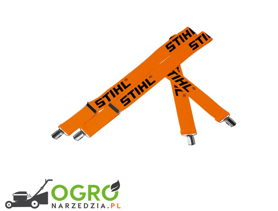 Szelki pomarańczowe STIHL - klipsy 110 cm