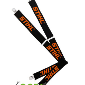 Szelki z metalowymi klipsami STIHL czarne 130 cm