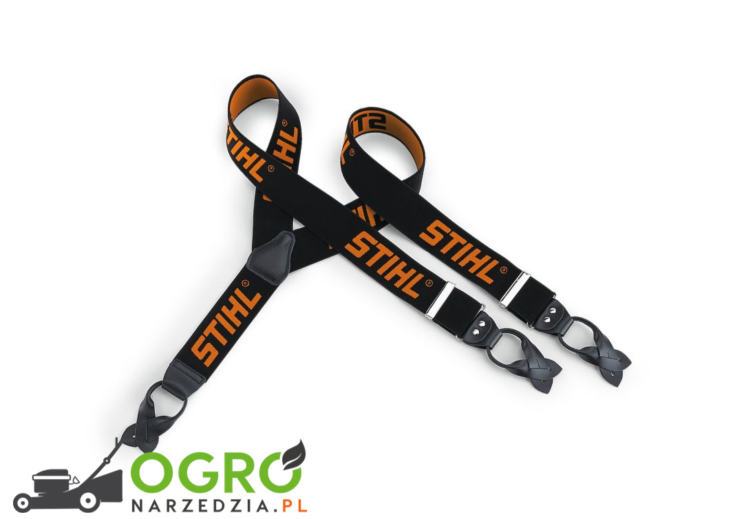 Szelki STIHL zapinane na guziki - czarne 110 cm