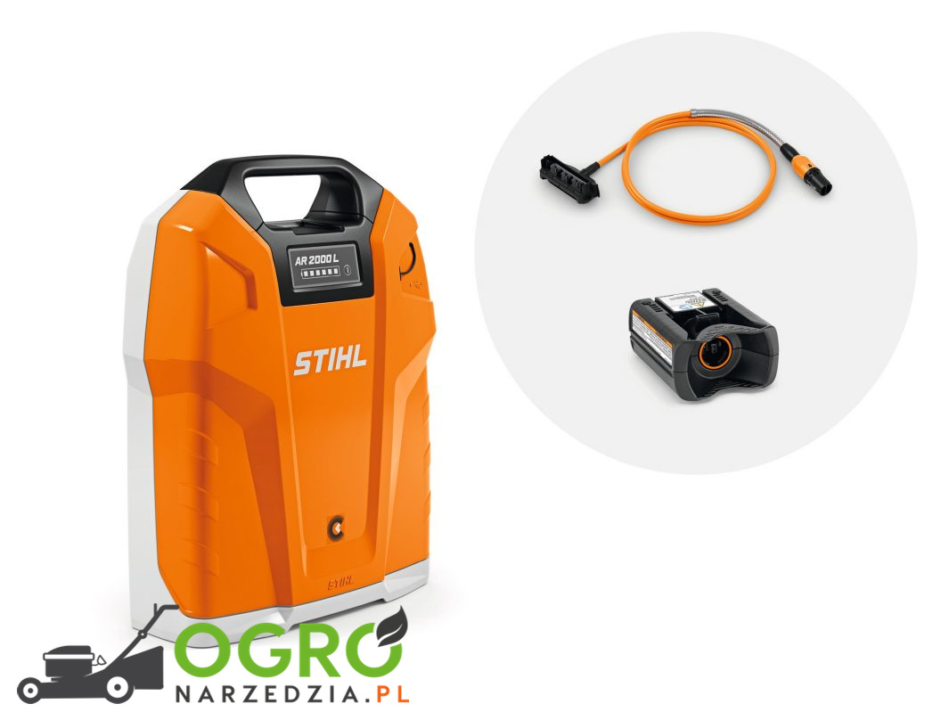Zestaw z akumulatorem plecakowym STIHL AR 2000 L