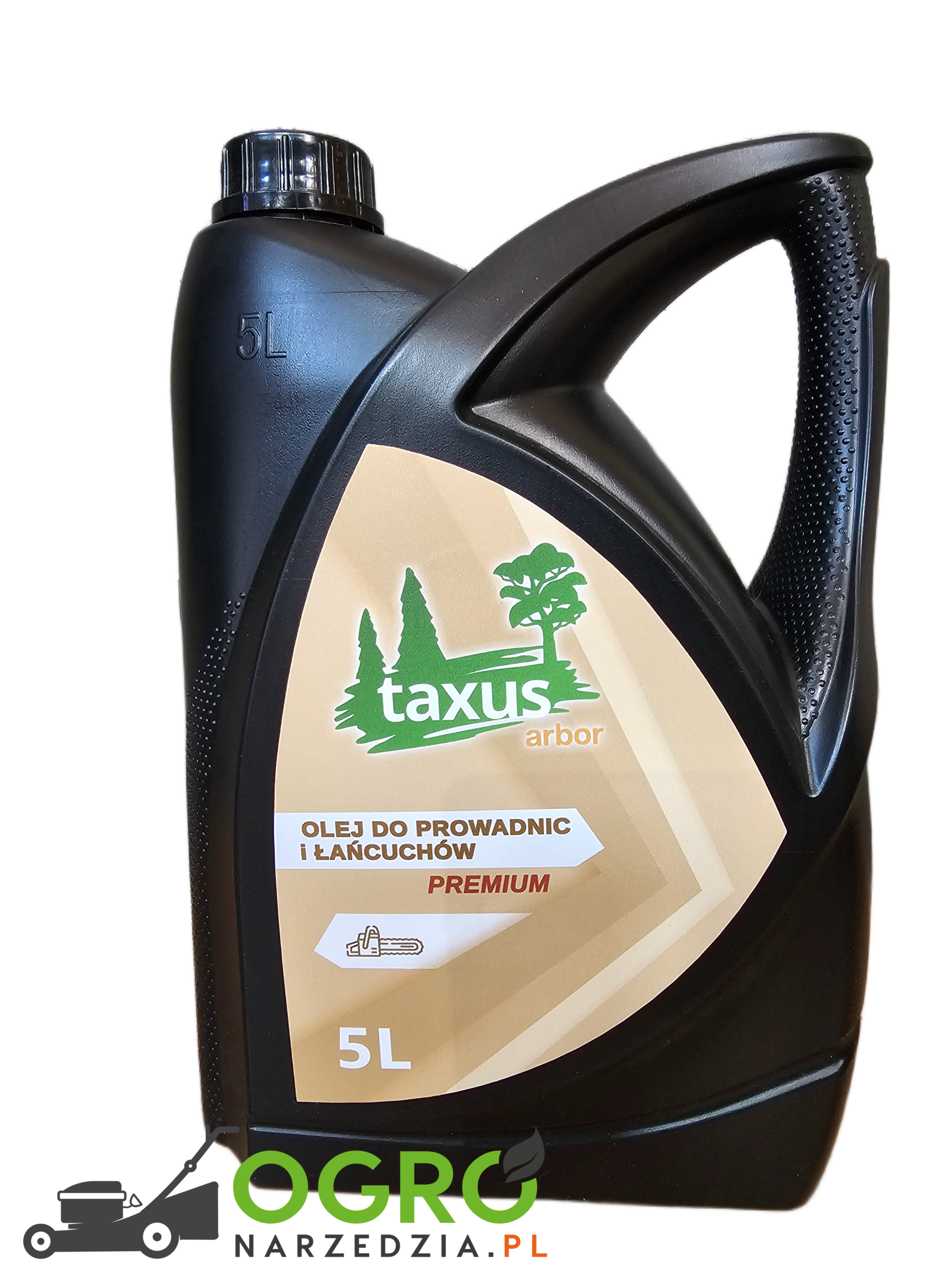 Olej TAXUS PREMIUM do prowadnic i łańcuchów 5 litrów